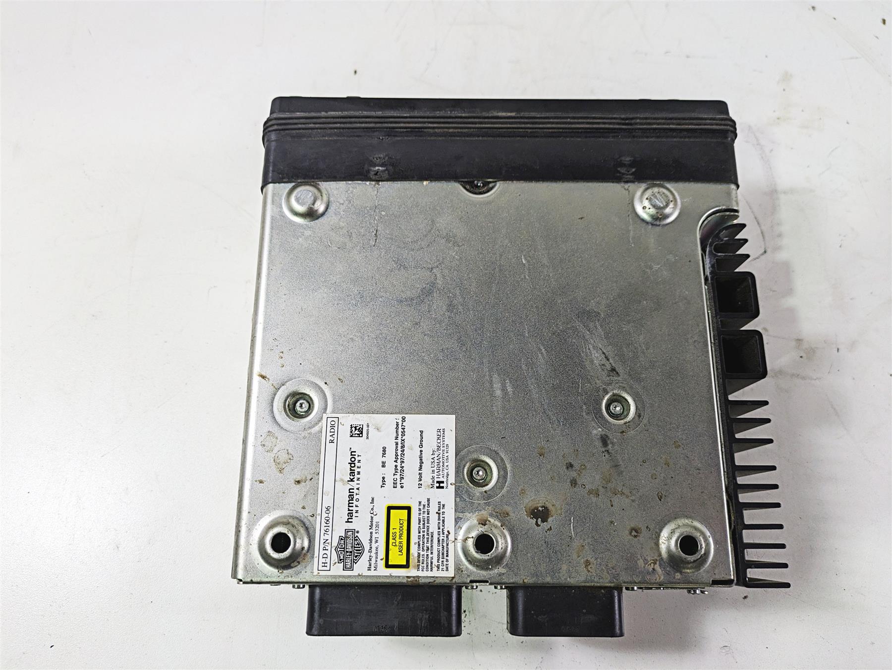 2008 Harley Touring FLHTCU E-Glide 105TH Harman Kardon Radio CD Player 76160-06 {{ shop.shopifyCountryName }} - Mototech271
