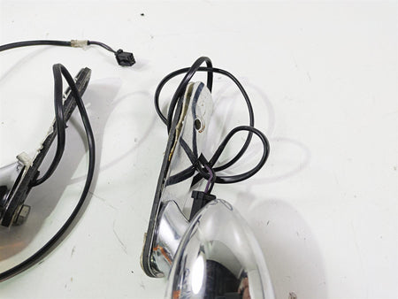 2015 Harley FXDF Dyna Fat Bob Rear Blinker Turn Signal Set Chrome 68821-00 {{ shop.shopifyCountryName }} - Mototech271