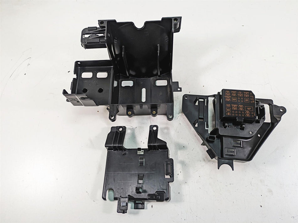 2013 Harley Touring FLHX Street Glide Electrical Battery Holder Set 66281-09B {{ shop.shopifyCountryName }} - Mototech271