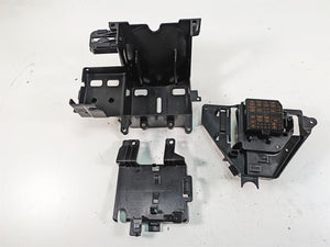 2013 Harley Touring FLHX Street Glide Electrical Battery Holder Set 66281-09B | Mototech271