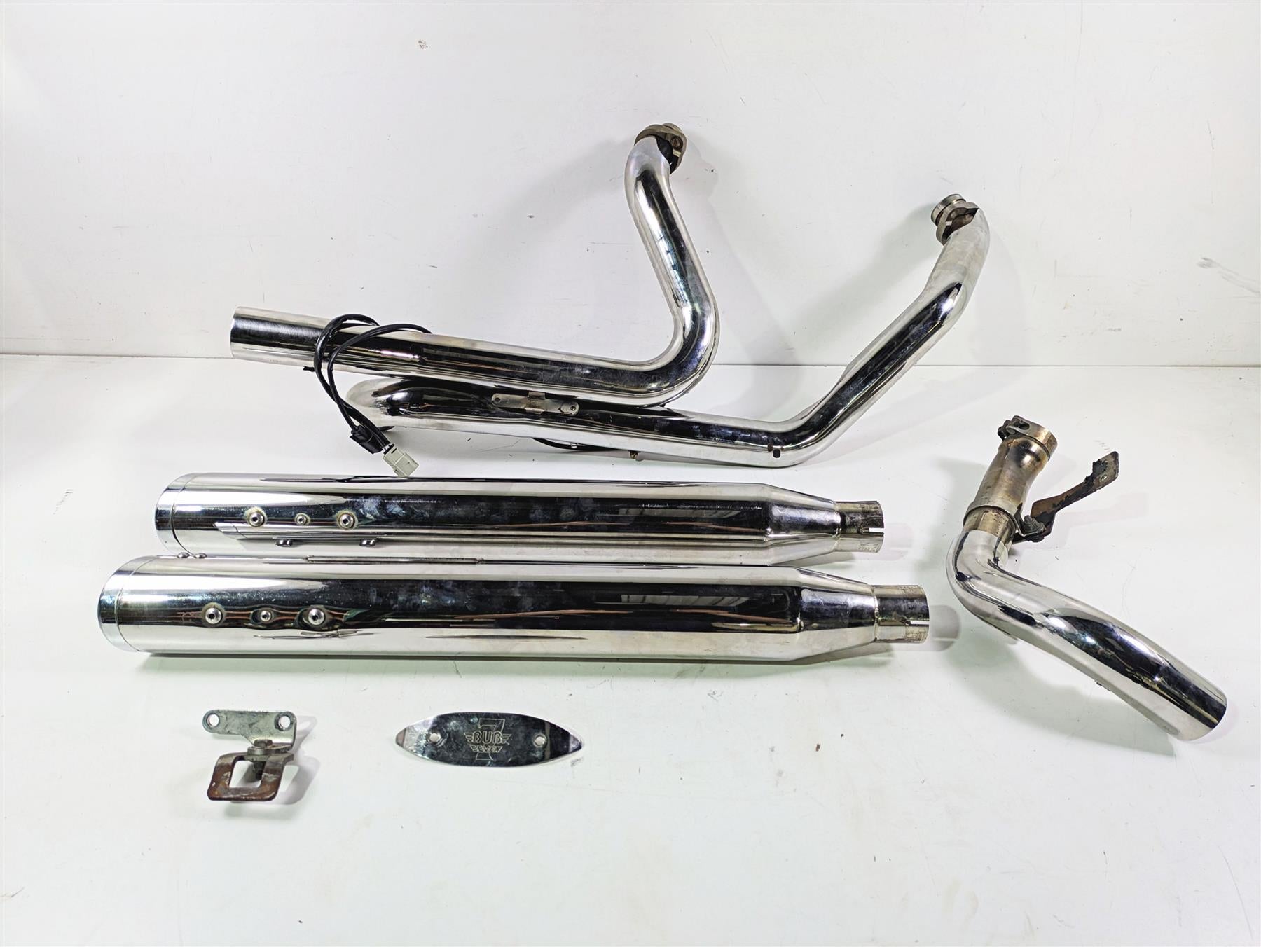 2010 Harley Touring FLHXSE CVO Street Glide Bub 7 True Dual Exhaust Set {{ shop.shopifyCountryName }} - Mototech271