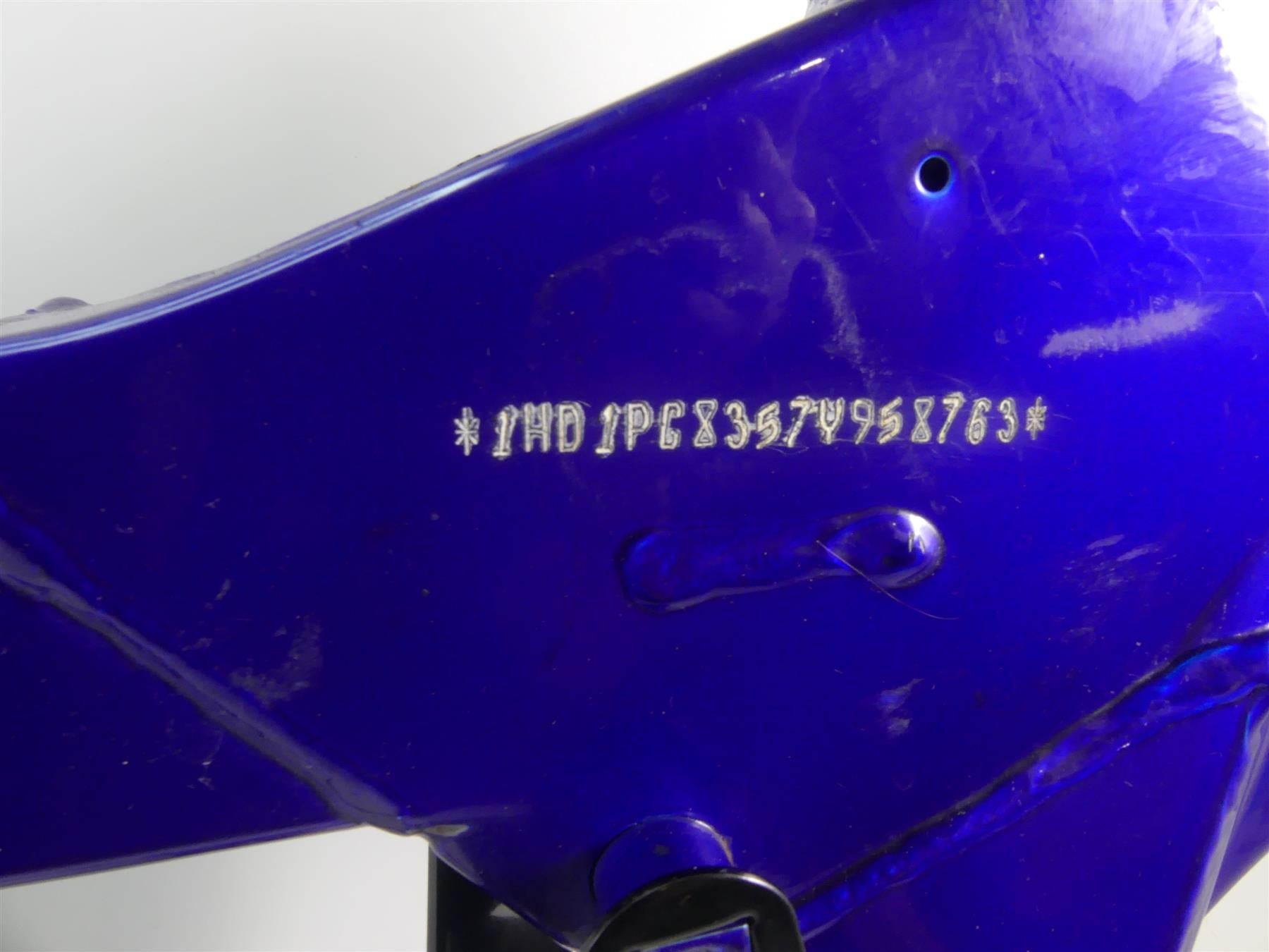 2007 Harley Touring FLHRSE CVO Road King Straight Frame Chassis Candy Cobalt With Clean California Title 47900-07 {{ shop.shopifyCountryName }} - Mototech271