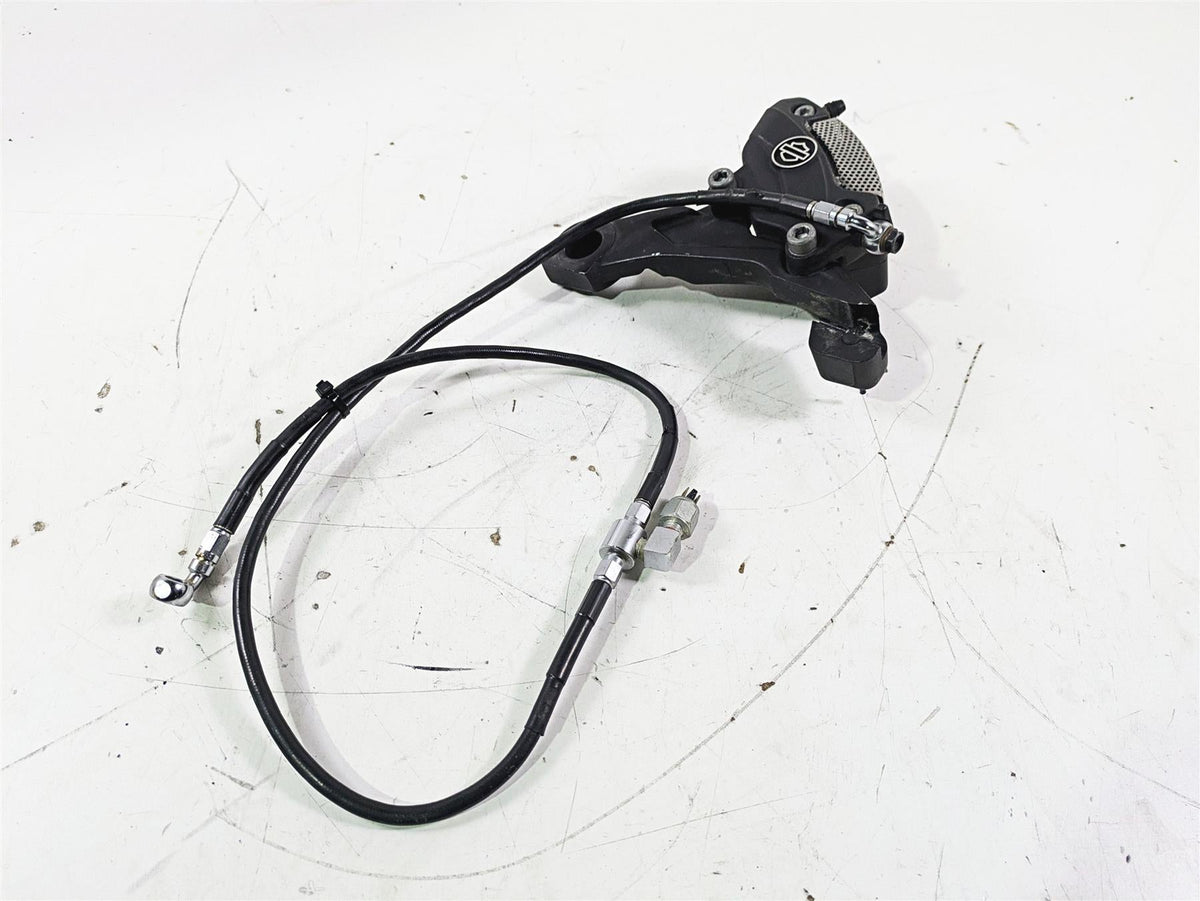 2012 Harley VRSCF Muscle V Rod Brembo Rear Brake Caliper + Line 43050-08 {{ shop.shopifyCountryName }} - Mototech271