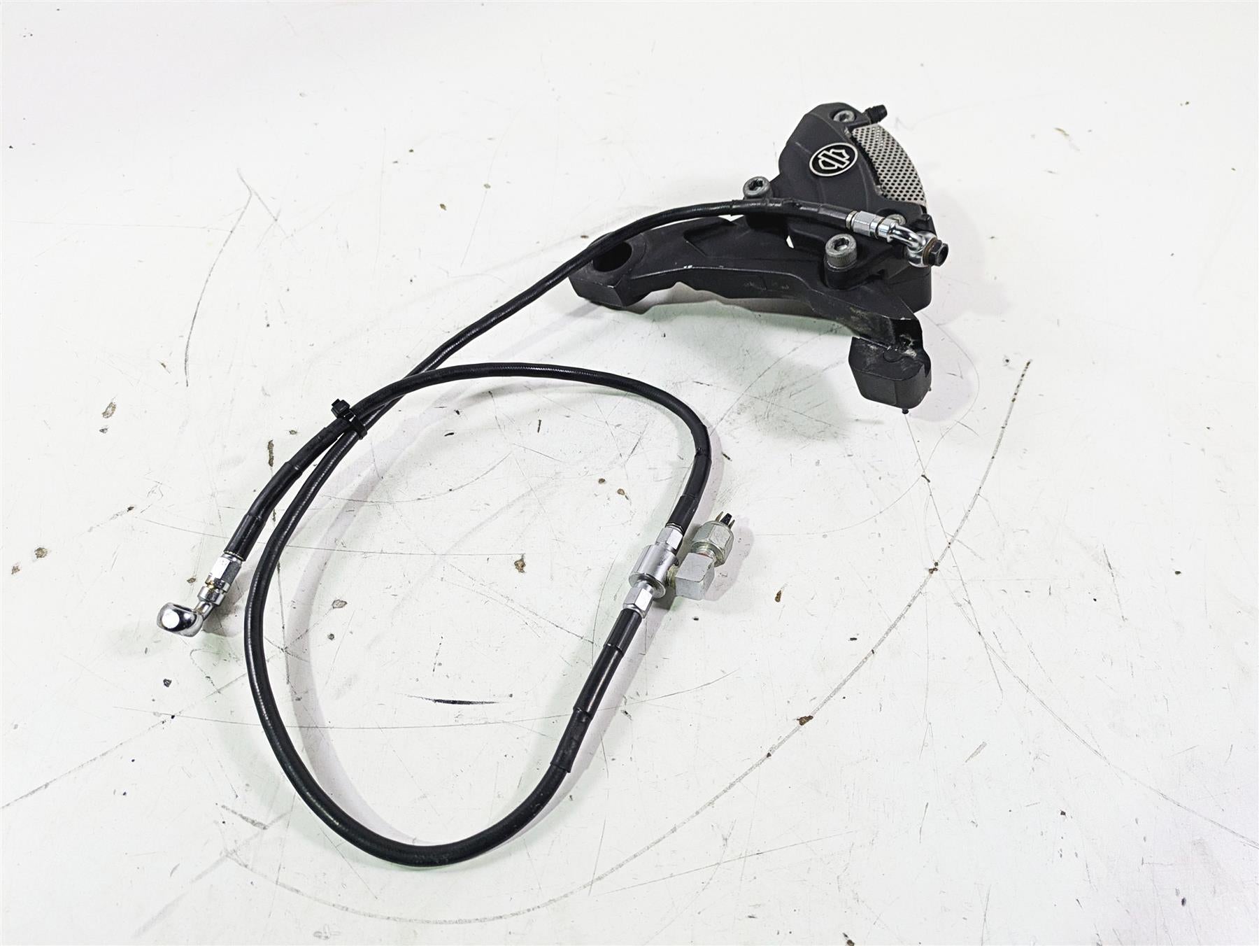 2012 Harley VRSCF Muscle V Rod Brembo Rear Brake Caliper + Line 43050-08 {{ shop.shopifyCountryName }} - Mototech271