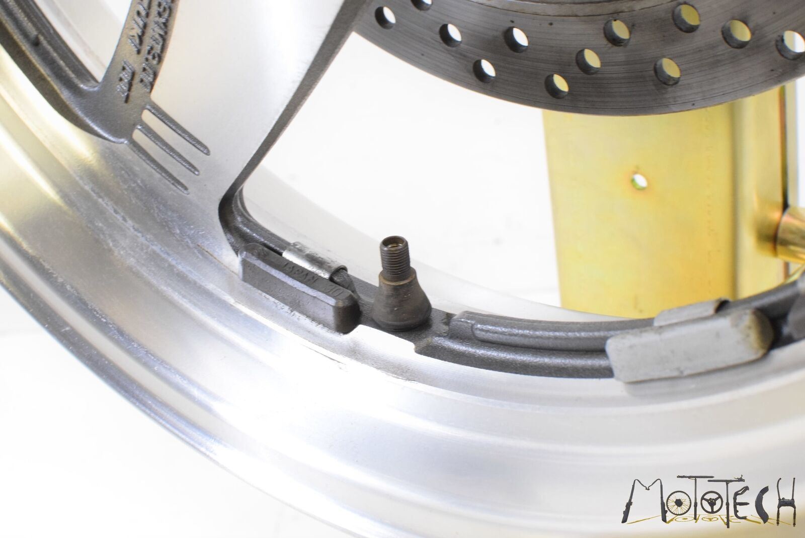 2001 Suzuki VZ800 Marauder Front Wheel Rim 16x3 Straight 54111-48E00-12R {{ shop.shopifyCountryName }} - Mototech271