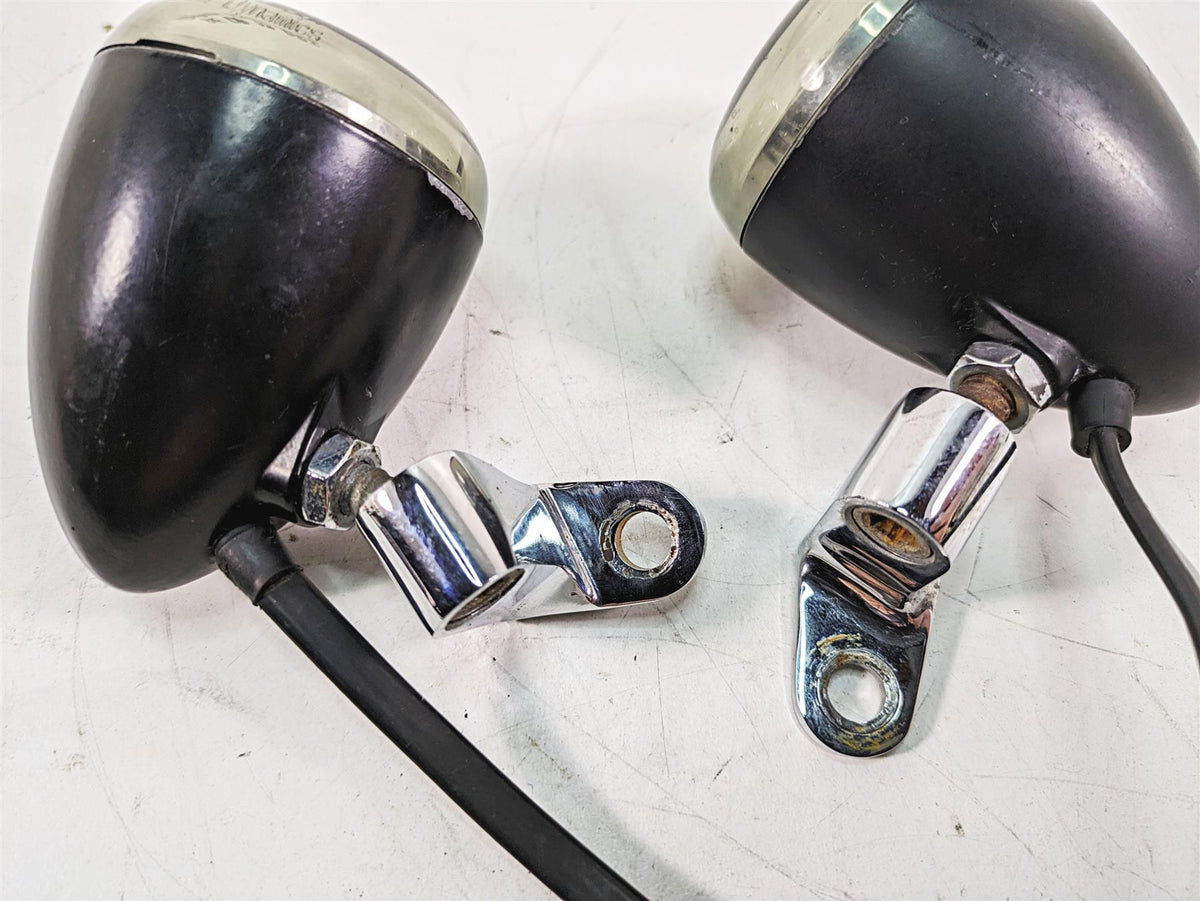 2009 Harley Softail FLSTSB Cross Bones Front Led Blinker Turn Signals 68804-06 {{ shop.shopifyCountryName }} - Mototech271