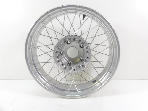 2008 BMW R1200GS K25 Rear 4x17 Silver Spoke Wheel Rim  36317710858 36317701493 | Mototech271