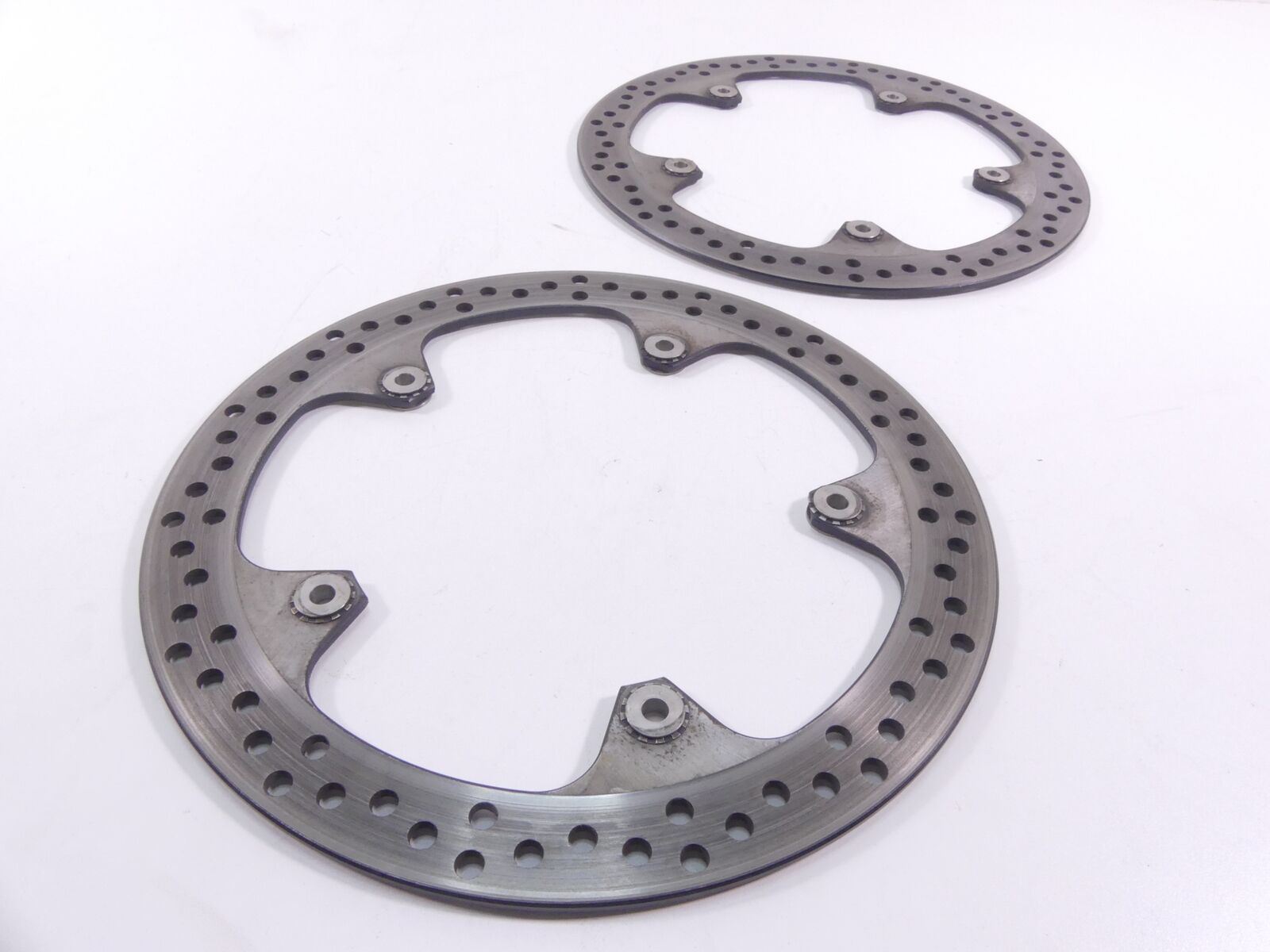2008 BMW R1200R K27 Front Brake Disc Rotor Set 34117701459 {{ shop.shopifyCountryName }} - Mototech271