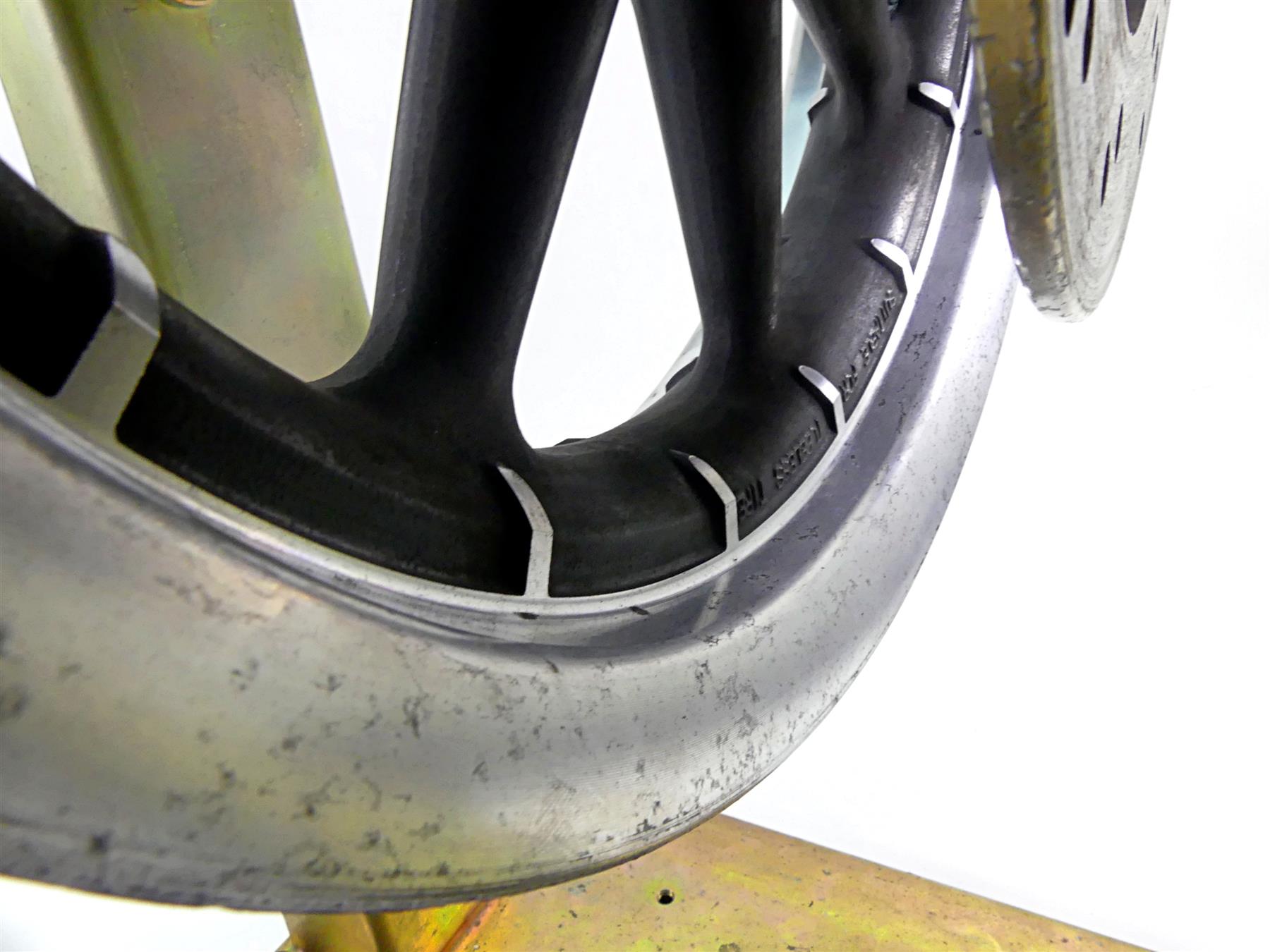 2003 Harley Touring FLHTCI E-Glide 100TH 16x3 9 Spoke Rear Wheel Rim 43402-00B {{ shop.shopifyCountryName }} - Mototech271