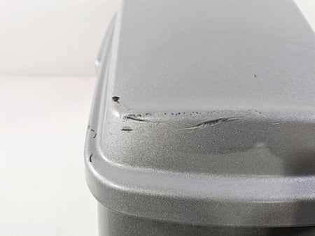 2010 Harley Touring FLHX Street Glide Left Saddlebag Saddle Bag Silver 90753-93 {{ shop.shopifyCountryName }} - Mototech271