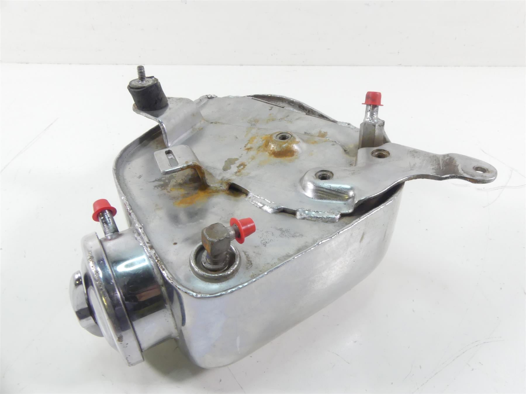 1978 Harley XLH1000 Sportster Ironhead Chrome Oil Tank Reservoir 62505-87 {{ shop.shopifyCountryName }} - Mototech271