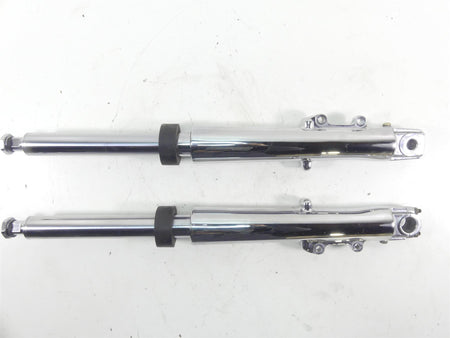 2005 Harley Touring CVO FLHTCSE Electra Glide 41mm Chrome Dual Brake Fork Legs {{ shop.shopifyCountryName }} - Mototech271