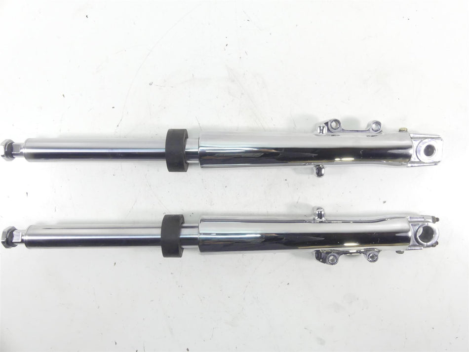 2005 Harley Touring CVO FLHTCSE Electra Glide 41mm Chrome Dual Brake Fork Legs {{ shop.shopifyCountryName }} - Mototech271