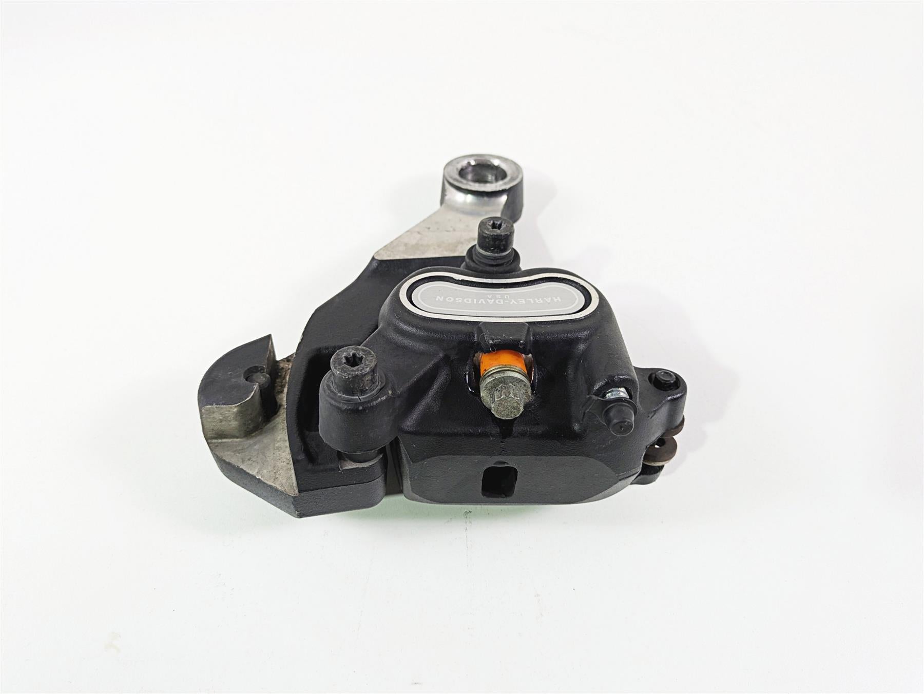 2008 Harley FXCWC Softail Rocker Rear Brake Caliper + Mount 40908-08 {{ shop.shopifyCountryName }} - Mototech271
