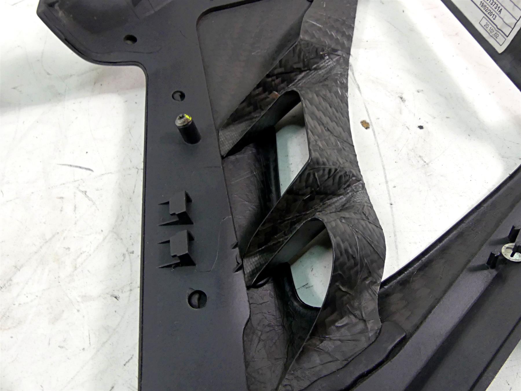 2013 Ducati Diavel Red Carbon Fiber Radiator Shroud Cover Set 48013731A {{ shop.shopifyCountryName }} - Mototech271