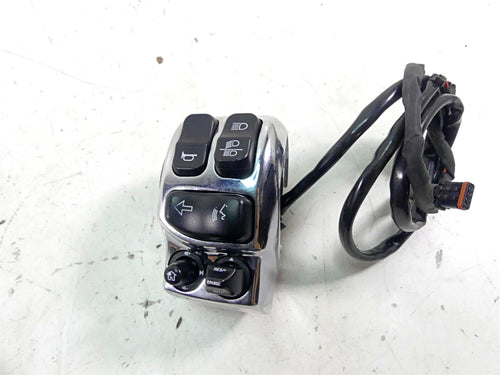 2015 Harley Touring FLHXS Street Glide Chrome Left Hand Control Switch 71500128B | Mototech271