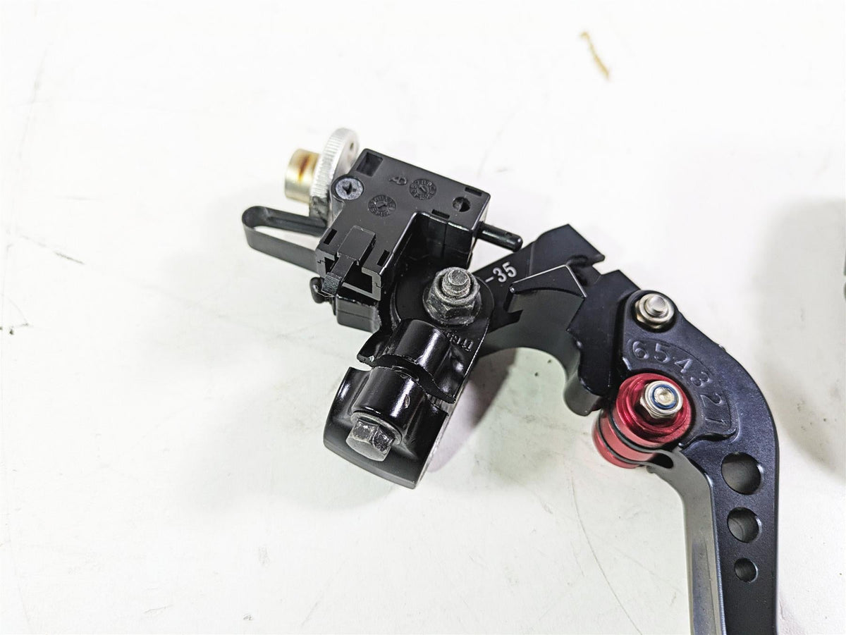 2008 Suzuki GSXR600 Clutch Perch & Both Aftermarket Adjustable Short Levers {{ shop.shopifyCountryName }} - Mototech271