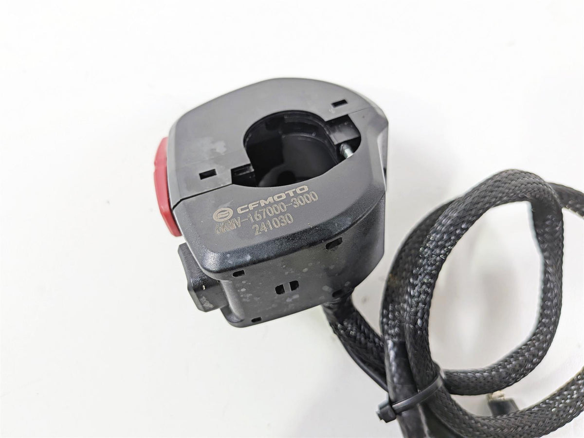2025 CFMoto 450 SS Right Hand Control Switch Kill Start 6KMV-167000-3000 {{ shop.shopifyCountryName }} - Mototech271