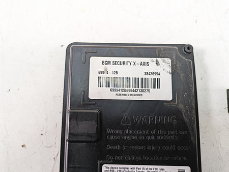 2015 Harley FXDL Dyna Low Rider Bcm Security X-Axis Module & Fob Key 69994-12B {{ shop.shopifyCountryName }} - Mototech271