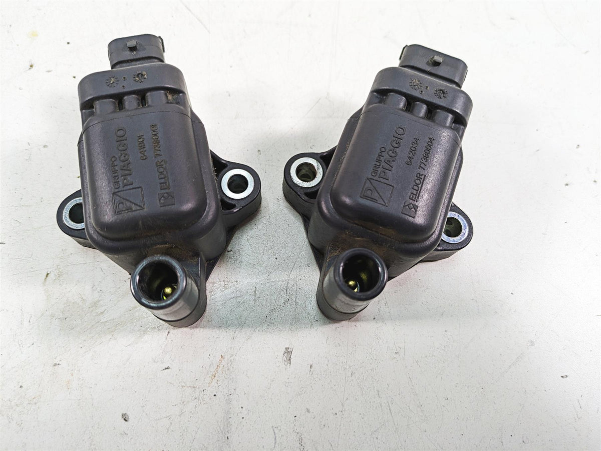 2013 Moto Guzzi V7 750 Stone Eldor Ignition Coil Set 642034 641901 77380001 {{ shop.shopifyCountryName }} - Mototech271