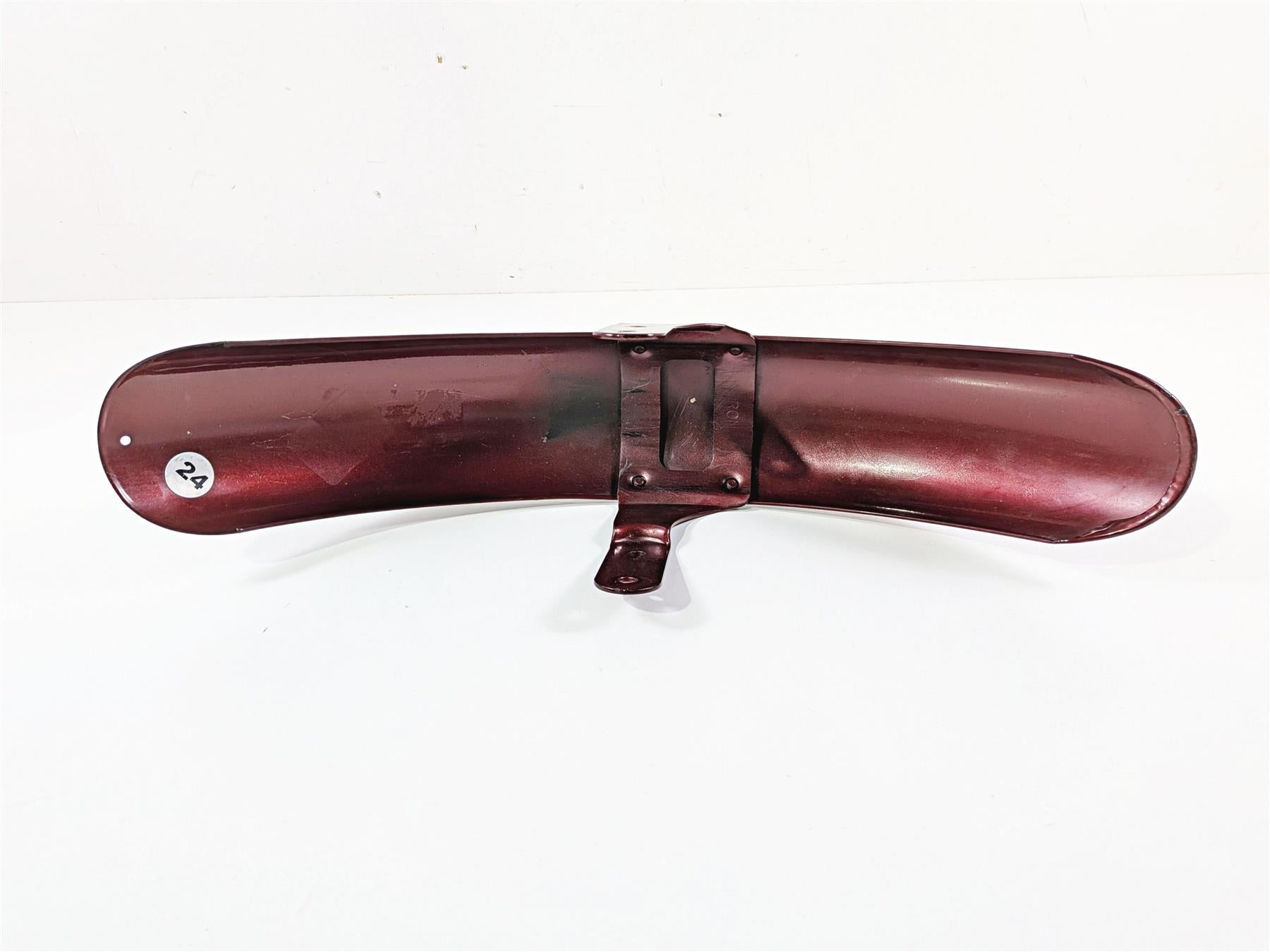 2009 Harley FXCWC Softail Rocker Front Fender Crimson Red Sunglo 60158-08 {{ shop.shopifyCountryName }} - Mototech271