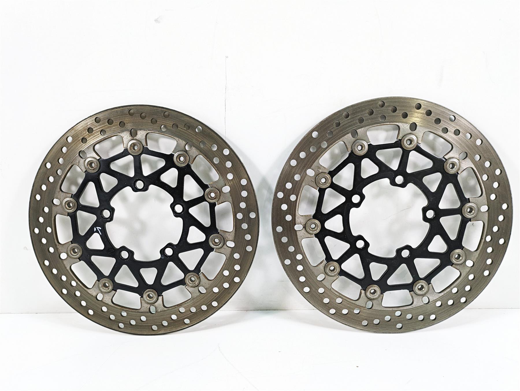 2012 Triumph Tiger 800XC ABS Brembo Front Brake Disc Rotor Set T2024400