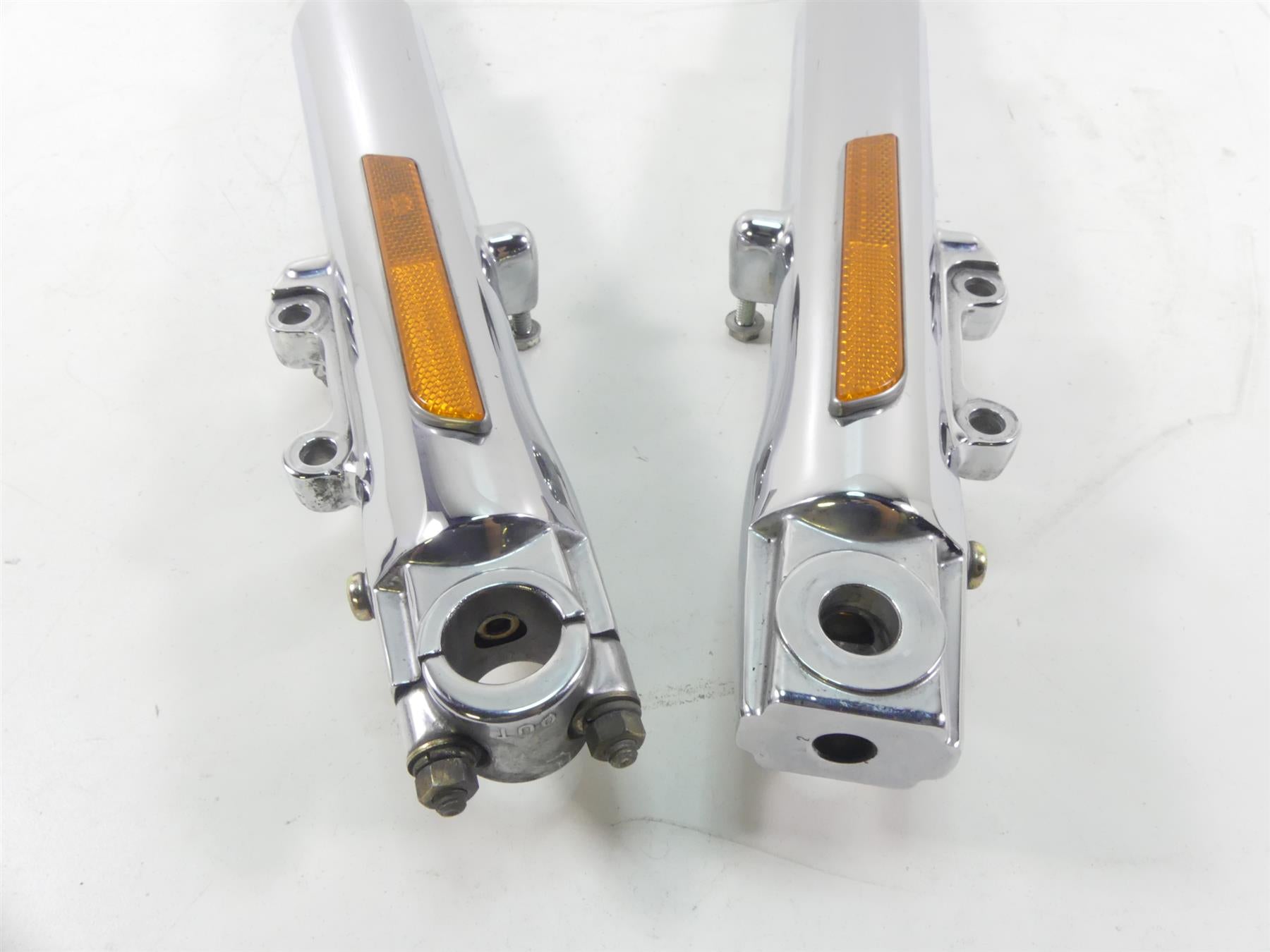 2004 Harley FLHTC SE CVO Electra Glide Chrome Strgt 41mm Front Forks 45500168 {{ shop.shopifyCountryName }} - Mototech271