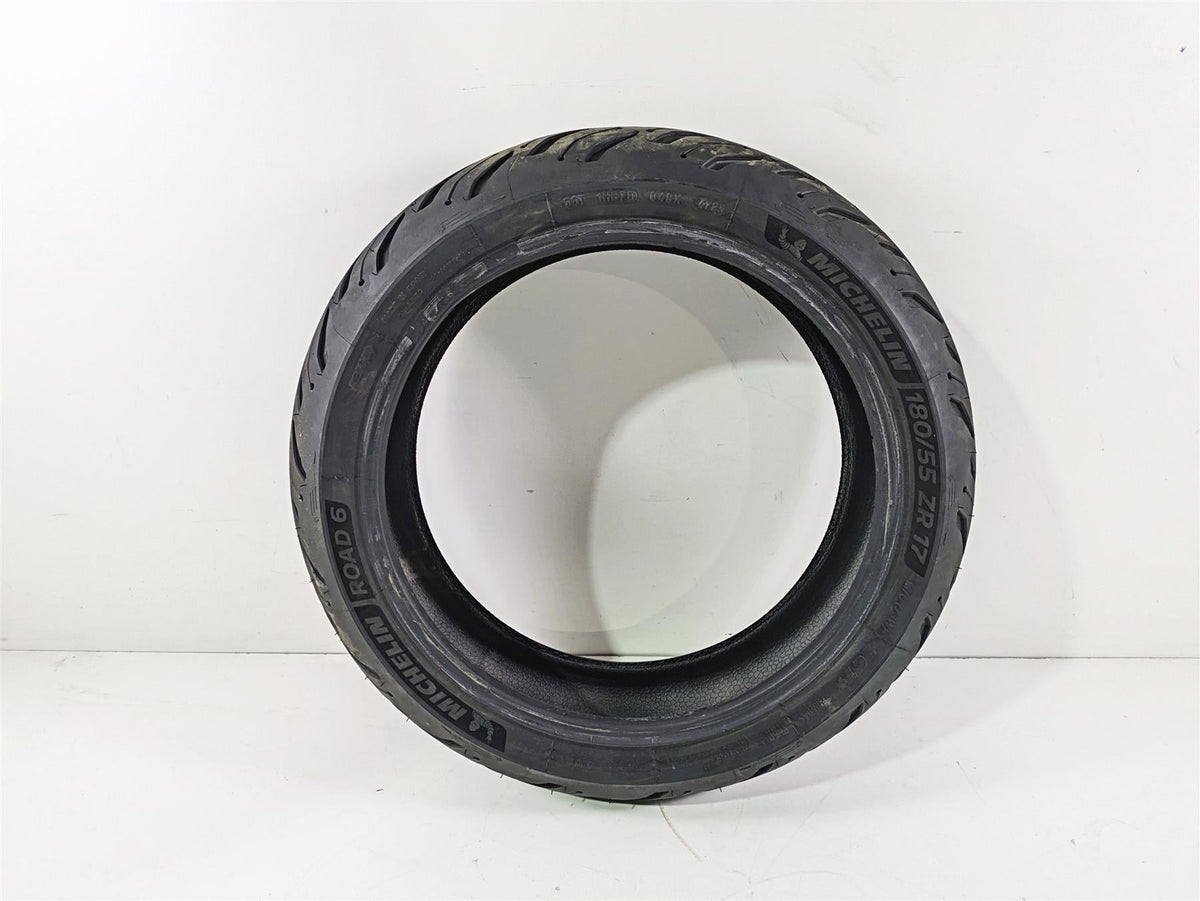 Used Rear Motorcycle Tire Michelin Road 6 180/55 ZR 17 3528701593043 {{ shop.shopifyCountryName }} - Mototech271