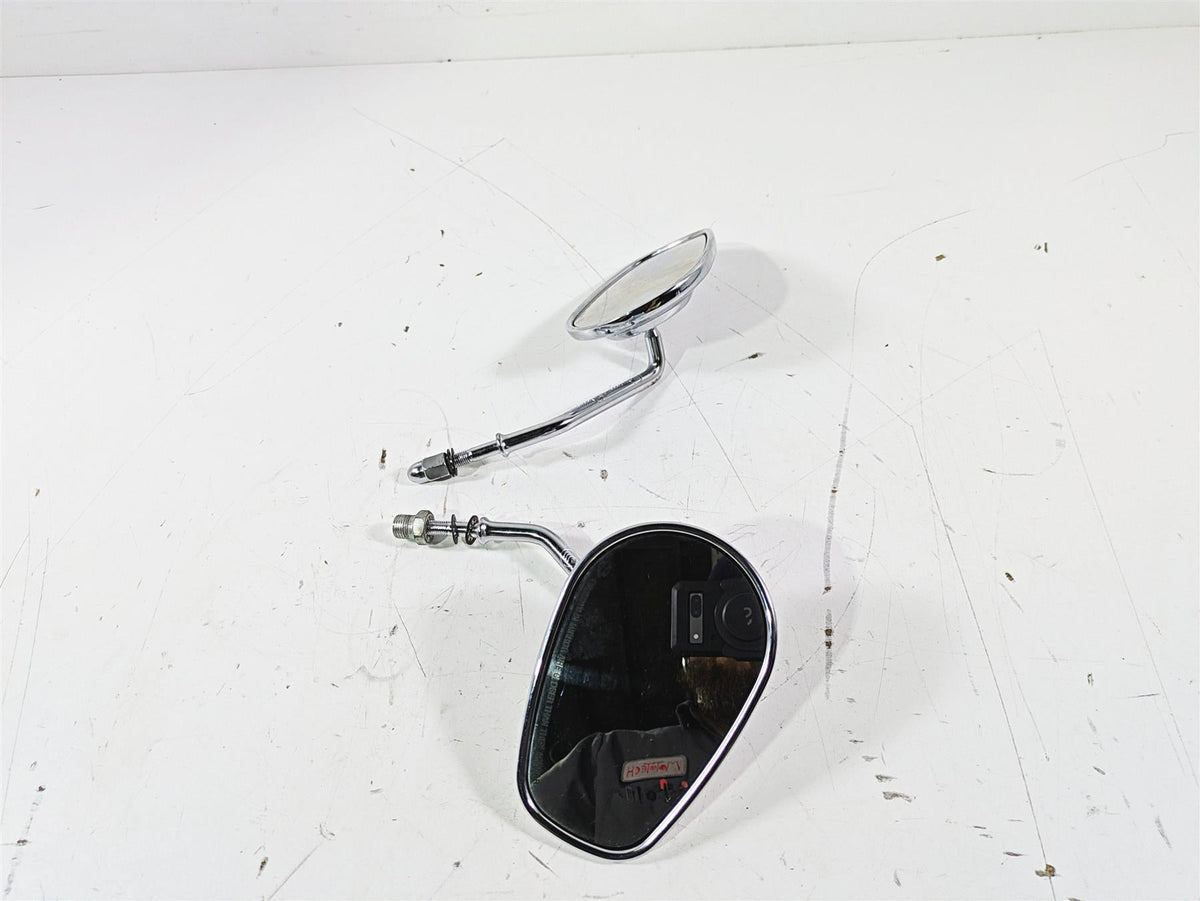2015 Harley FXDL Dyna Low Rider Chrome Rear View Mirror Set 91840-03B 91845-03B {{ shop.shopifyCountryName }} - Mototech271