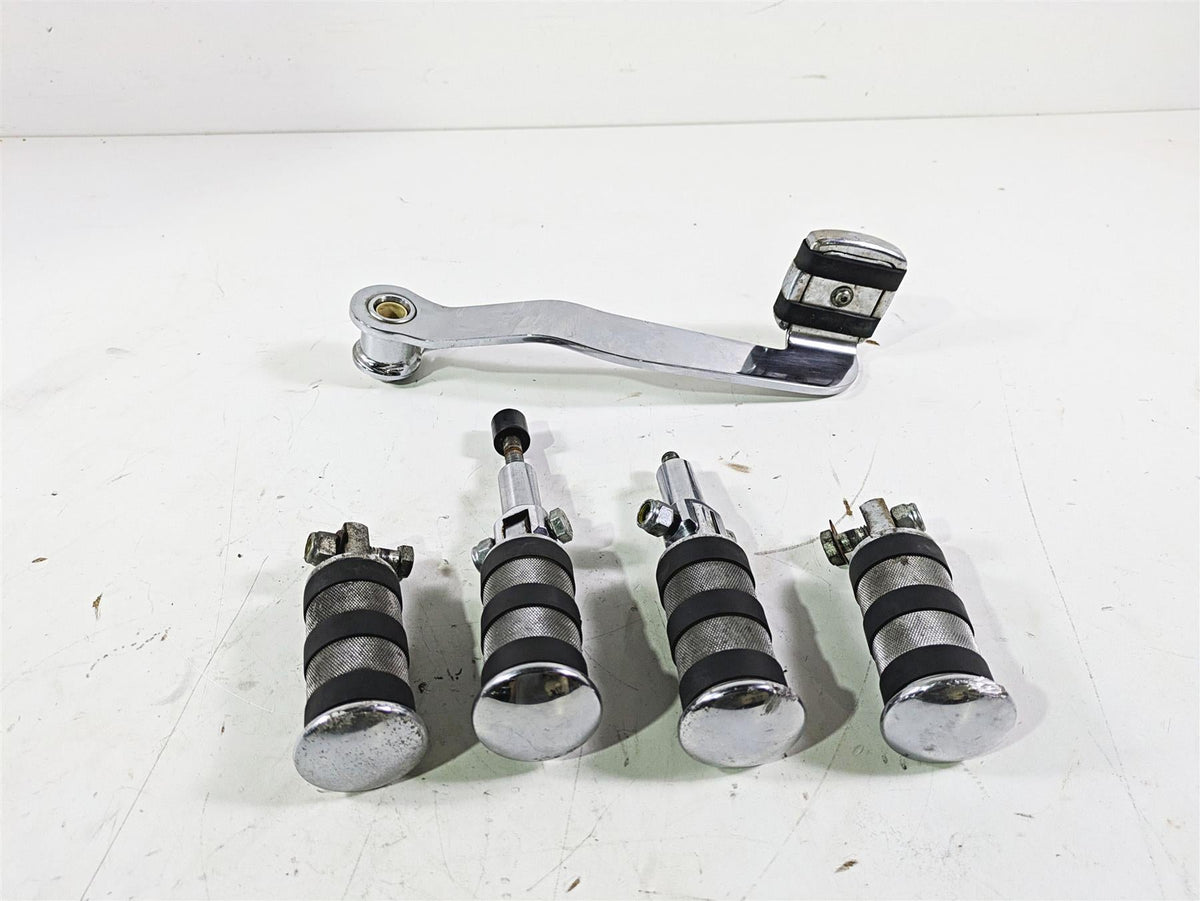 2003 Harley Softail FXSTDI Deuce 100th Brake Pedal & Footpeg Foot Peg Rest Set {{ shop.shopifyCountryName }} - Mototech271