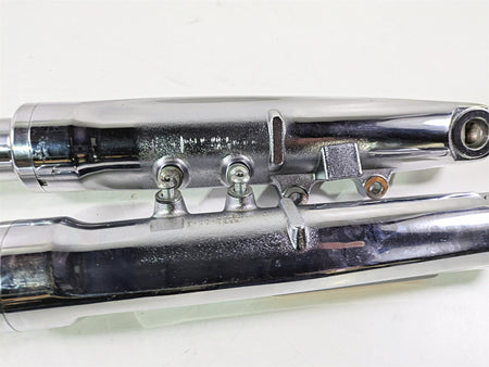 2008 Harley FXCWC Softail Rocker Straight Chrome Front Fork Leg Set 46950-08 {{ shop.shopifyCountryName }} - Mototech271