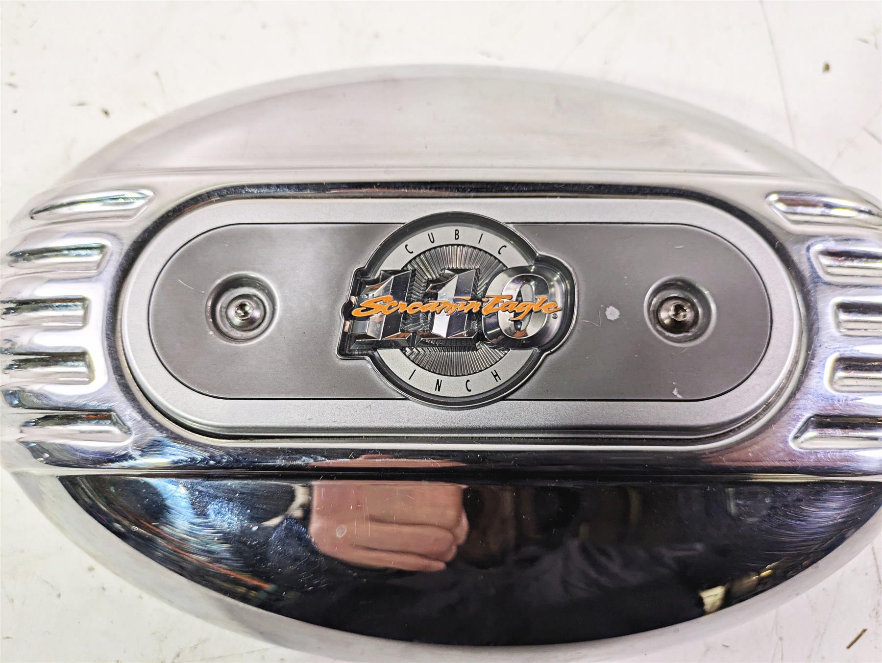 2007 Harley Touring FLHTCU SE CVO E-Glide Air Filter Cover 110ci 29353-05 {{ shop.shopifyCountryName }} - Mototech271