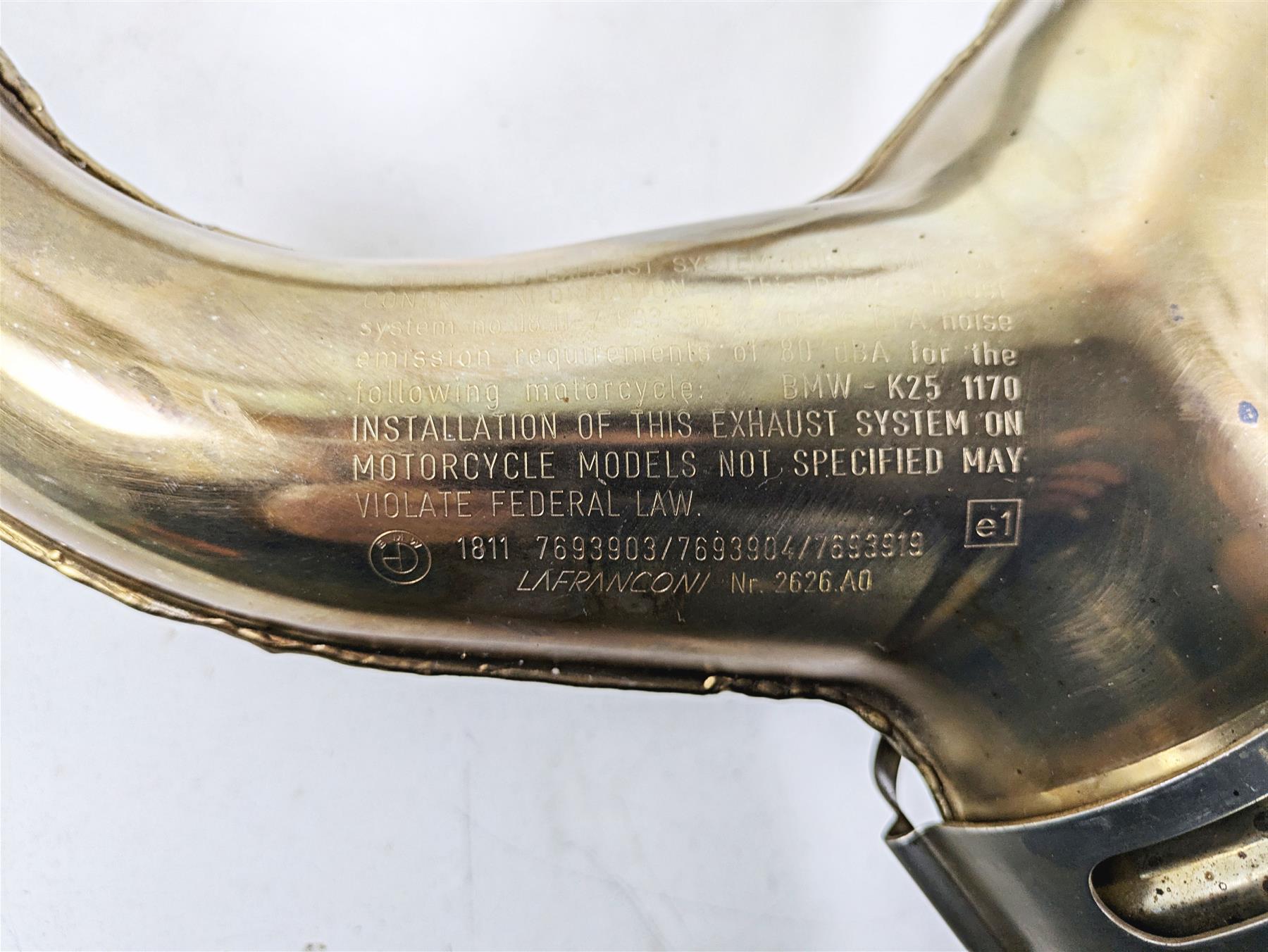 2009 BMW R1200GS K255 Adv Lafranconi Exhaust Header Manifold - Read 18117693903 {{ shop.shopifyCountryName }} - Mototech271