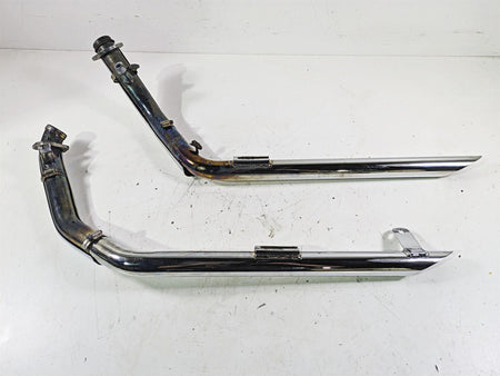 2003 Harley Touring FLHTCUI 100TH E-Glide Paughco Drag Pipes Exhaust Set 735EVOS {{ shop.shopifyCountryName }} - Mototech271
