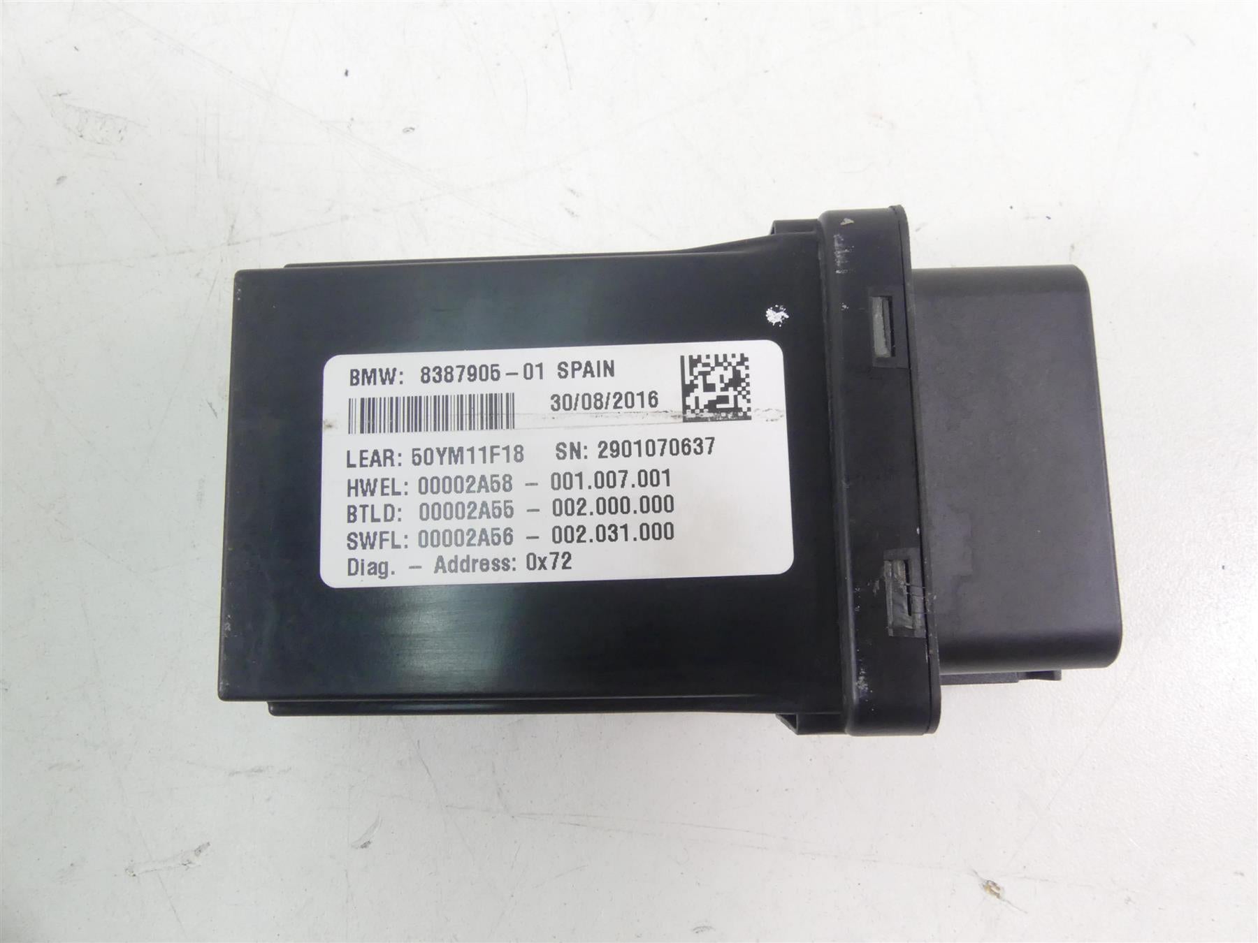 2017 BMW R1200GS GSW K50 General Light Control Module Unit Box 8387905