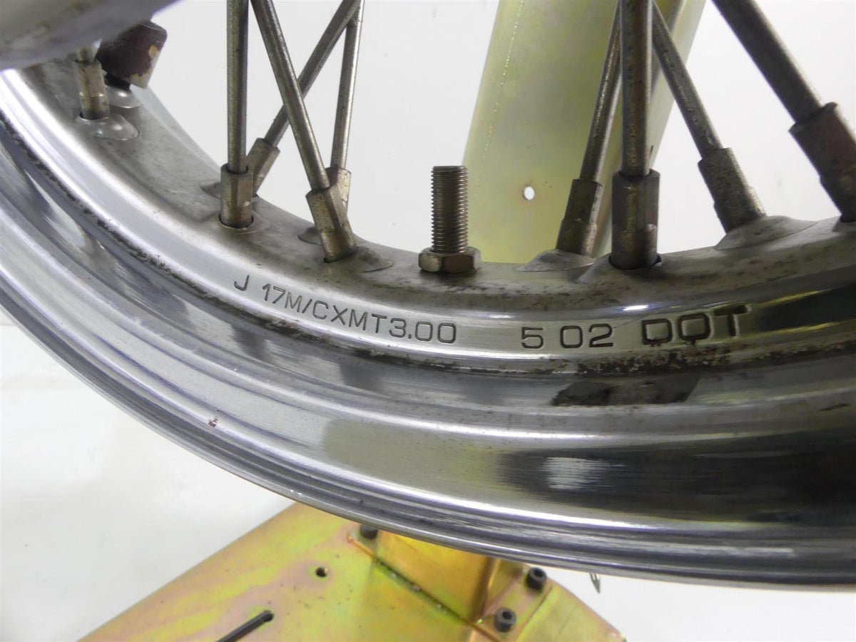 2003 Honda VTX1300 S Straight Spoke Front Wheel Rim 17x3 44650-MEA-671 {{ shop.shopifyCountryName }} - Mototech271