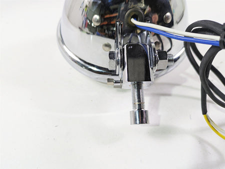 2008 Ultima Motorcycles Fat Bastard Round Chrome Headlight & Mount {{ shop.shopifyCountryName }} - Mototech271