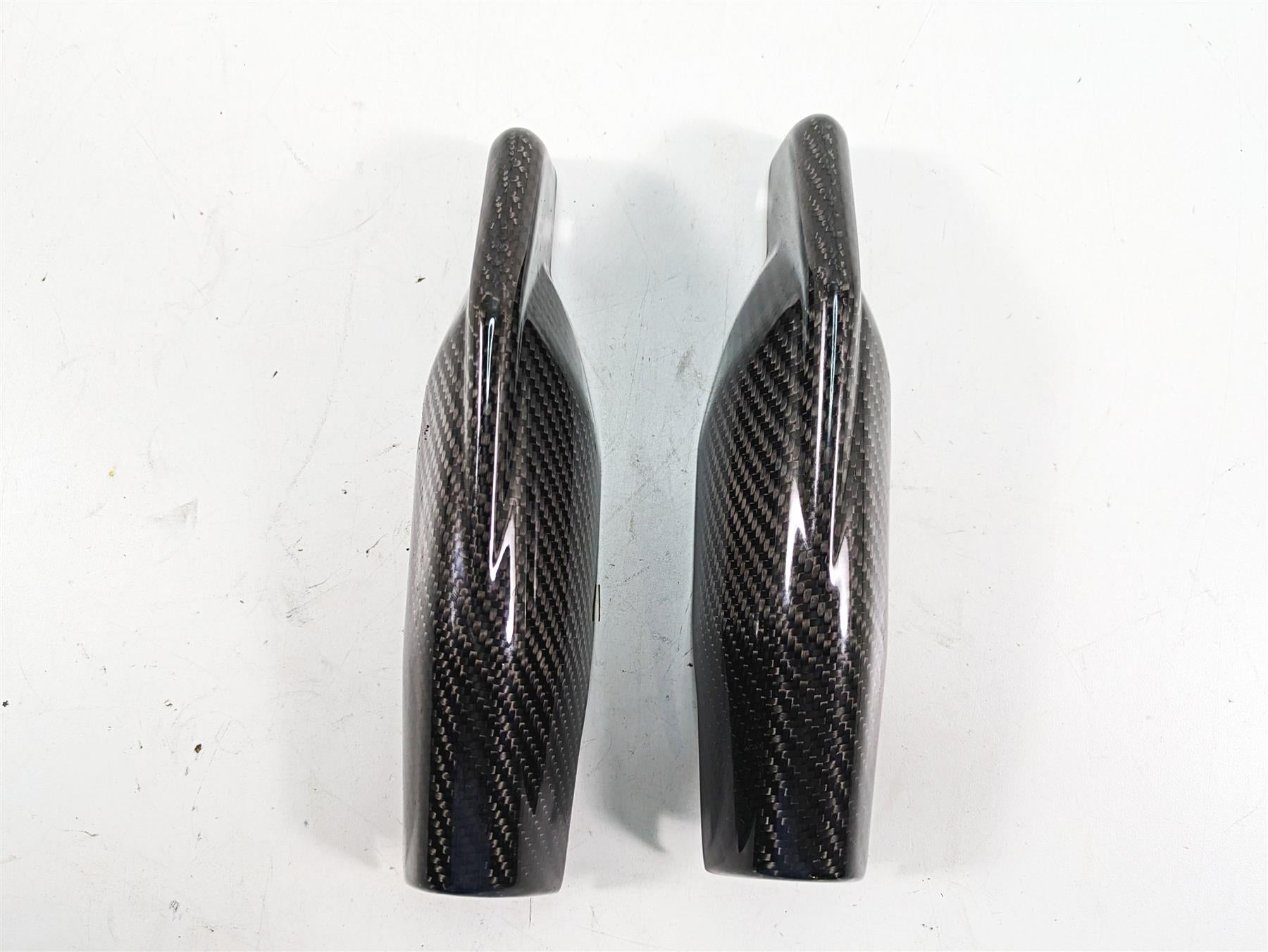 2011 Ducati Hypermotard 1100 Evo SP Front Fork Lower Carbon Guards 46012801E {{ shop.shopifyCountryName }} - Mototech271