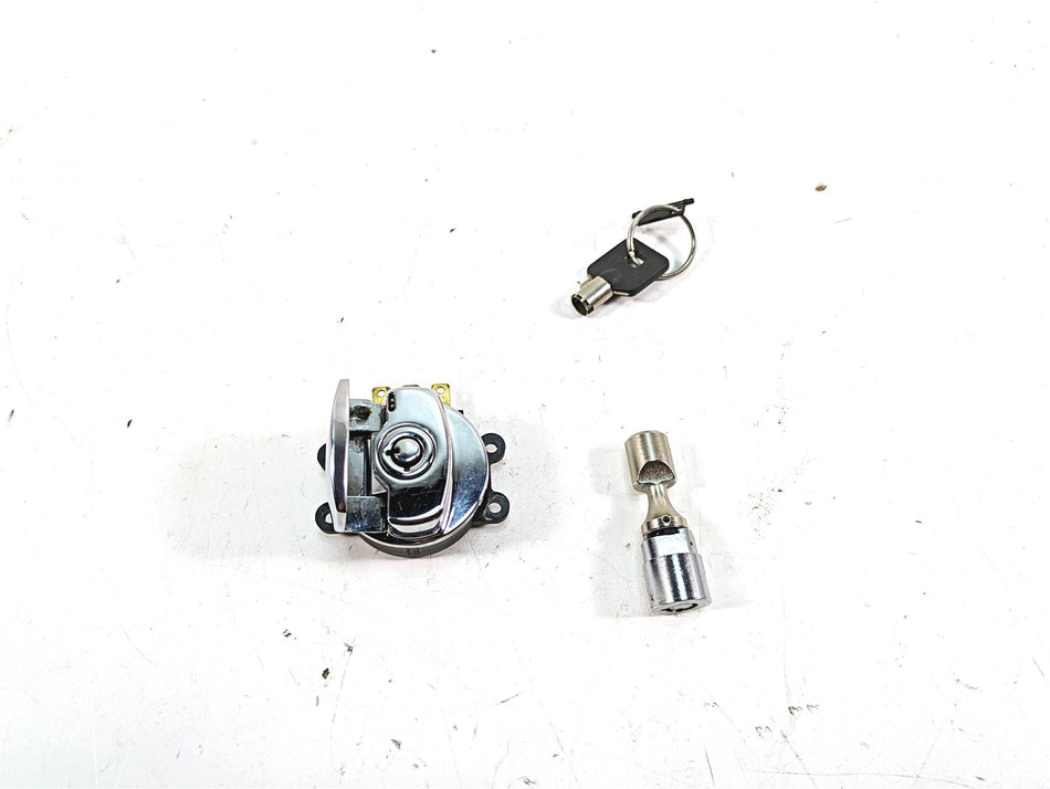 2006 Harley Softail FXSTSI Springer Ignition Switch Steering Lock Key 71450-04 {{ shop.shopifyCountryName }} - Mototech271