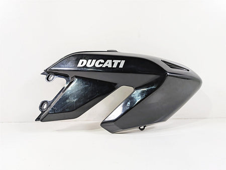 2009 Ducati Hypermotard 1100 S Black Right Tank Fairing Cover Cowl 48012501A-Mototech271