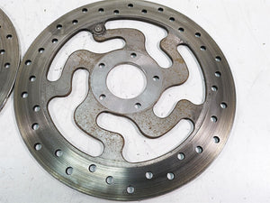 2010 Harley Touring FLHTCU Electra Glide Brembo Front Brake Rotor Set 41808-08A | Mototech271