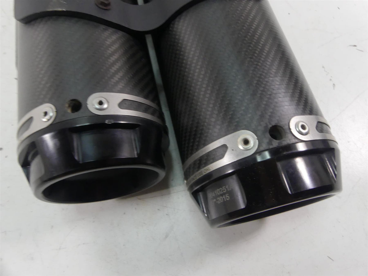 2015 Ducati Monster 1200 S Termignoni Carbon Slip On Exhaust Muffler 96410251A {{ shop.shopifyCountryName }} - Mototech271