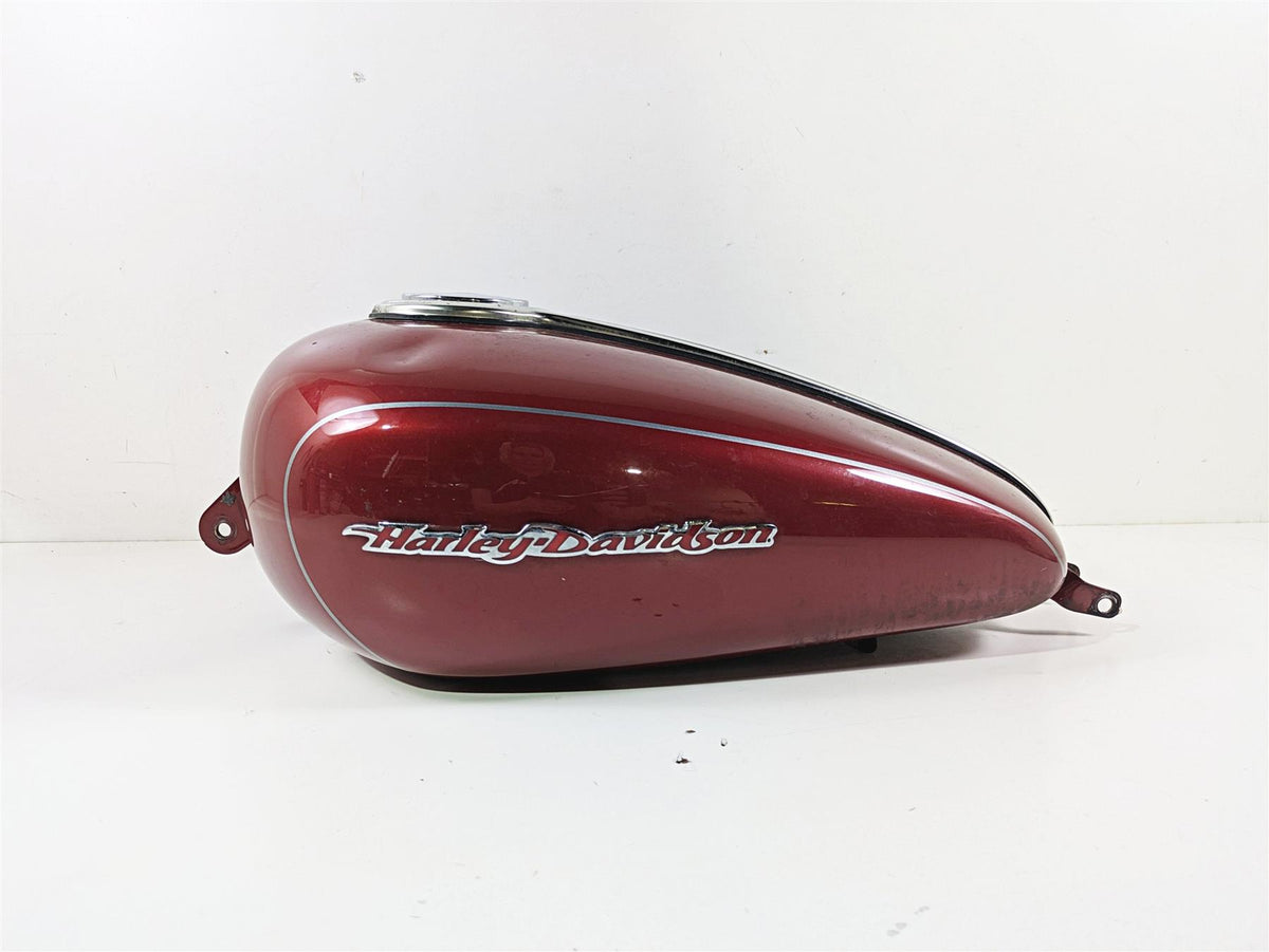 2007 Harley Sportster XL1200 C Fuel Gas Tank Fire Red Pearl - Read 62213-07 {{ shop.shopifyCountryName }} - Mototech271