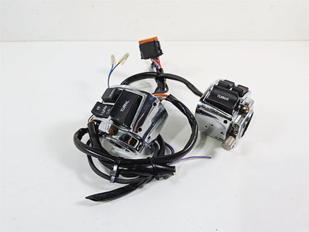 1995 Harley XL883 Sportster Hugger L+R Chrome Control Switches 70218-87 70219-87 {{ shop.shopifyCountryName }} - Mototech271