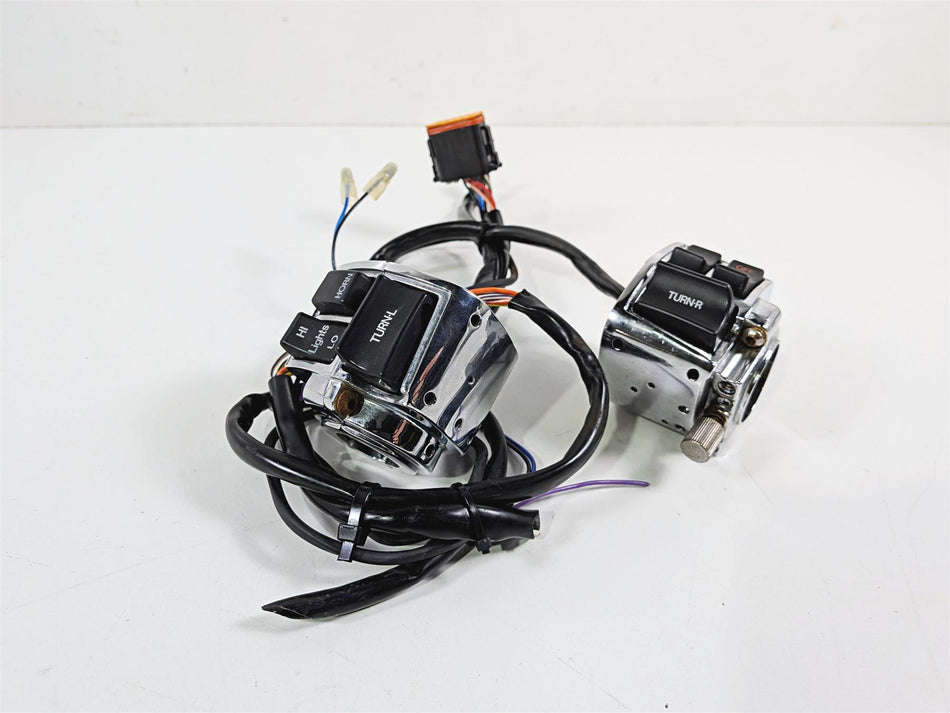 1995 Harley XL883 Sportster Hugger L+R Chrome Control Switches 70218-87 70219-87 {{ shop.shopifyCountryName }} - Mototech271