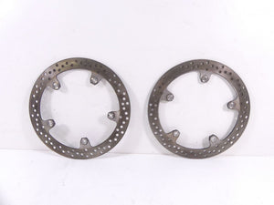 2014 BMW R1200 RT RTW K52 Front Brake Rotor Disc Set 320mm 34118526575