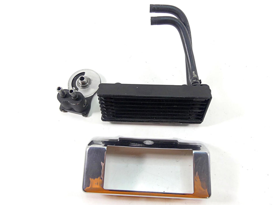2007 Harley Touring FLHRSE CVO Road King Oil Cooler Flange Cover Set 63068-07 {{ shop.shopifyCountryName }} - Mototech271