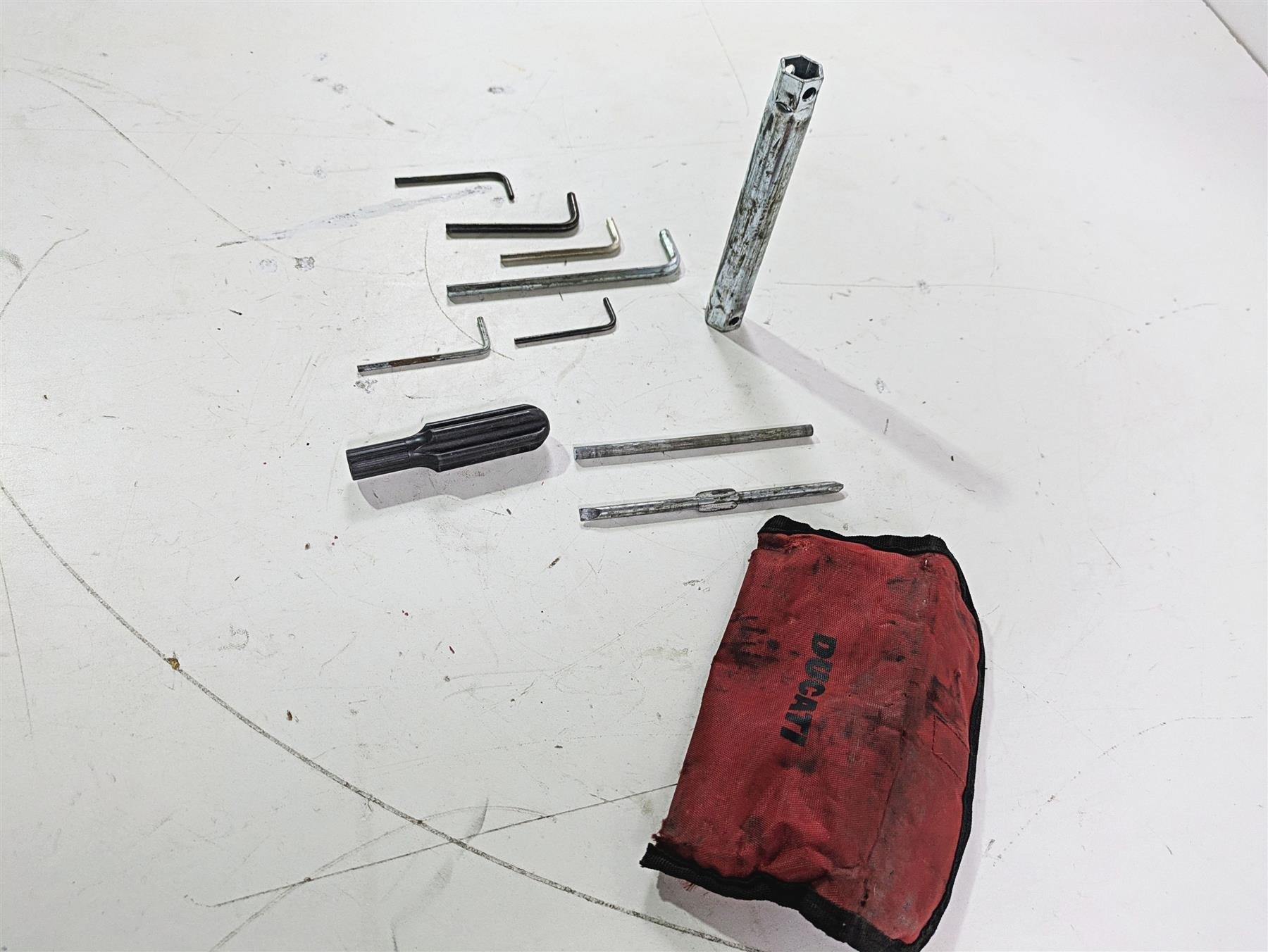 2008 Ducati SBK 1098 S Owners Tools Toolkit + Bag Set 69720222A {{ shop.shopifyCountryName }} - Mototech271