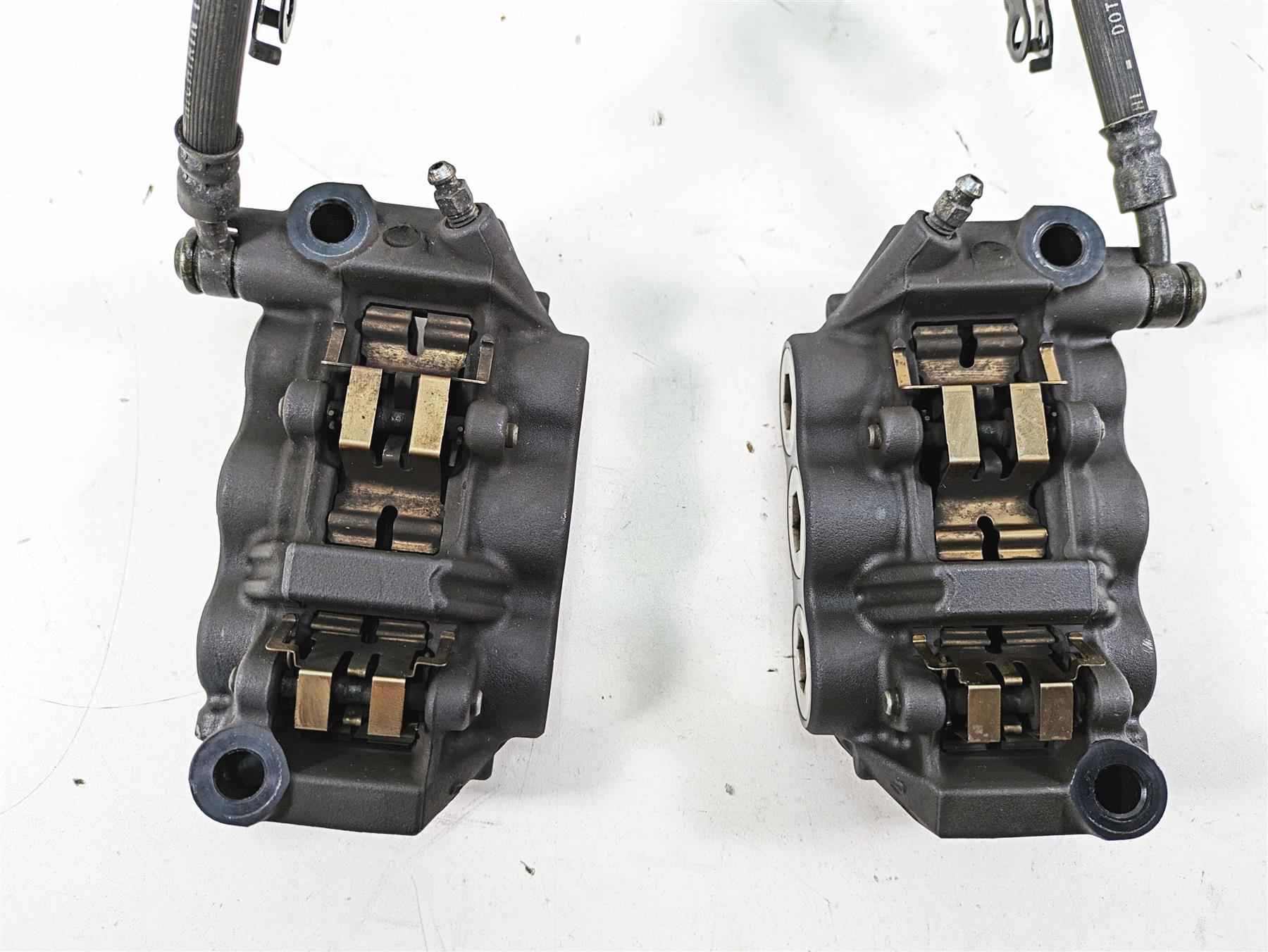 2007 Yamaha R1 YZFR1 6 Piston Front Brake Caliper + Lines Set 4C8-2580T-00-00 {{ shop.shopifyCountryName }} - Mototech271