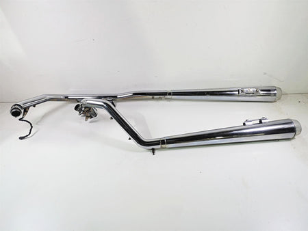 2007 Harley Touring FLHRSE CVO Road King Bassani True Duals Header & Slip On Muffler Exhaust Set 11215A {{ shop.shopifyCountryName }} - Mototech271